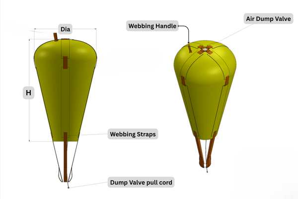 Underwater Inflatable Lift Bags19